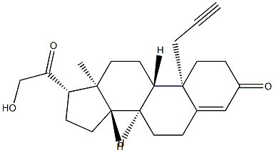 19-acetylenic-deoxycorticosterone 结构式