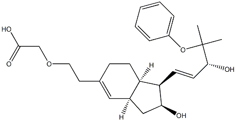 3-oxahomoisocarbacyclin Structure