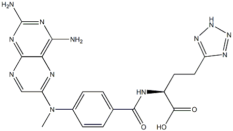 gamma-tetrazole-aminopterin Structure