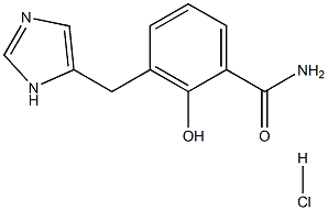 Benzamide,2-hydroxy-3-(1H-imidazol-5-ylmethyl)-, hydrochloride (1:1),127170-73-4,结构式