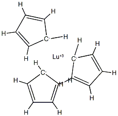 tris(eta5-cyclopenta-2,4-dien-1-yl)lutetium Structure