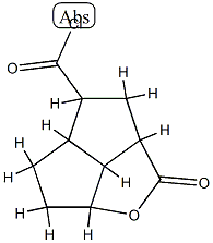 2H-Pentaleno[1,6-bc]furan-4-carbonyl chloride, octahydro-2-oxo-, (2aalpha,4beta,4aalpha,6aalpha,6balpha)- (9CI) Structure