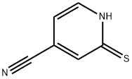 2-巯基-4-氰基吡啶, 127324-61-2, 结构式