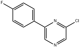 2-CHLORO-6-(4-FLUOROPHENYL)PYRAZINE(WXFC0484) Structure