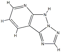 1H-[1,2,4]Triazolo[1,5:1,5]pyrazolo[3,4-b]pyridine  (9CI) Structure