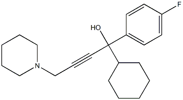4-fluorohexbutinol Struktur