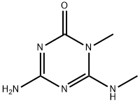 1,3,5-Triazin-2(1H)-one,4-amino-1-methyl-6-(methylamino)-(9CI) 结构式