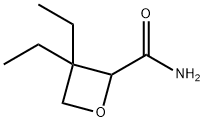 2-Oxetanecarboxamide,3,3-diethyl-(9CI) Struktur