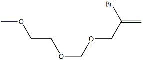 2-Bromo-3-[(2-methoxyethoxy)methoxy]prop-1-ene Structure