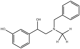 rac Benzyl Phenylephrine-d3\n(Phenylephrine Impurity D) 化学構造式