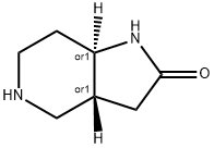 (3aR,7aR)-rel-octahydro-2H-Pyrrolo[3,2-c]pyridin-2-one (Relative struc) Structure