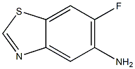 5-Benzothiazolamine,6-fluoro-(9CI) Structure