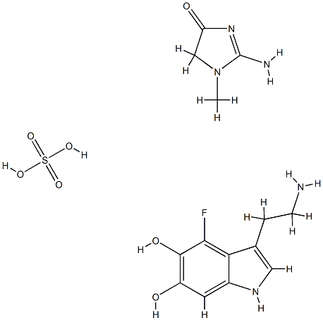 5,6-dihydroxy-4-fluorotryptamine creatinine|