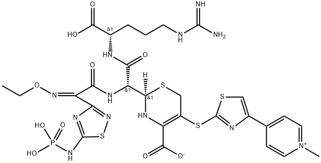 头孢洛林杂质 2,1277090-04-6,结构式