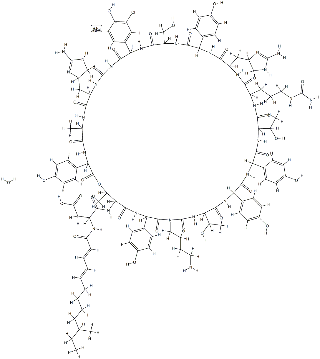 恩拉霉素,12772-37-1,结构式