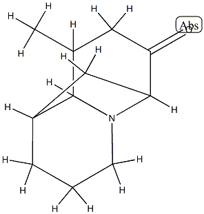 1,6-Methano-2H-quinolizin-7(6H)-one,hexahydro-9-methyl-,(1-alpha-,6-alpha-,9-bta-,9a-bta-)-(9CI),127784-83-2,结构式