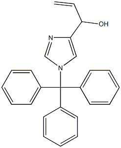 1H-IMidazole-4-Methanol, α-ethenyl-1-(triphenylMethyl)- 结构式