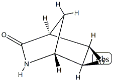 3-Oxa-6-azatricyclo[3.2.1.02,4]octan-7-one,(1R,2S,4R,5S)-rel-(9CI) Struktur