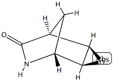 3-Oxa-6-azatricyclo[3.2.1.02,4]octan-7-one,(1R,2S,4R,5S)-rel-(9CI) 结构式