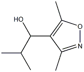 4-Isoxazolemethanol,3,5-dimethyl--alpha--(1-methylethyl)-(9CI),128035-69-8,结构式