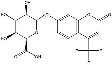 4-trifluoromethylumbelliferyl iduronide Struktur