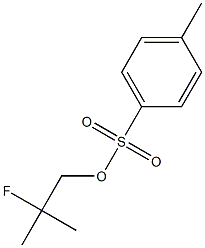 2-fluoro-2-methylpropyl 4-methylbenzenesulfonate Struktur