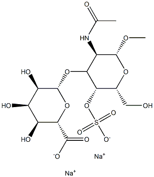 128553-04-8 methyl 2-acetamido-2-deoxy-3-O-(beta-glucopyranosyluronic acid)-4-O-sulfo-beta-galactopyranoside