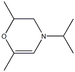 2H-1,4-Oxazine,3,4-dihydro-2,6-dimethyl-4-(1-methylethyl)-(9CI) Structure