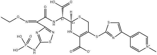 Ceftaroline Fosamil Impurity 8 化学構造式