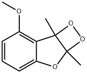 2A,7B-DIHYDRO-7-METHOXY-2A,7B-DIMETHYL-1,2-DIOXETO(3,4B)BE. Structure