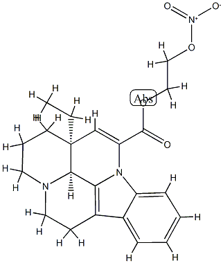 2-(nitrooxy)ethyl apovincaminate Structure