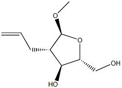 128790-83-0 methyl 2-C-allyl-2-deoxyarabinofuranoside