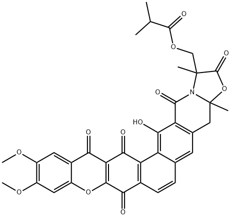 枸橼霉素 Β, 128999-30-4, 结构式