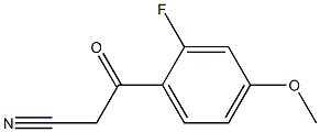 3-(2-fluoro-4-methoxyphenyl)-3-oxopropanenitrile Structure