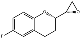 (2S, 2’S)-6-Fluoro-2-(2’-oxiranyl)chromane Struktur