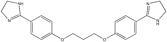 1,3-Di(4-imidazolinophenoxyl)propane 化学構造式