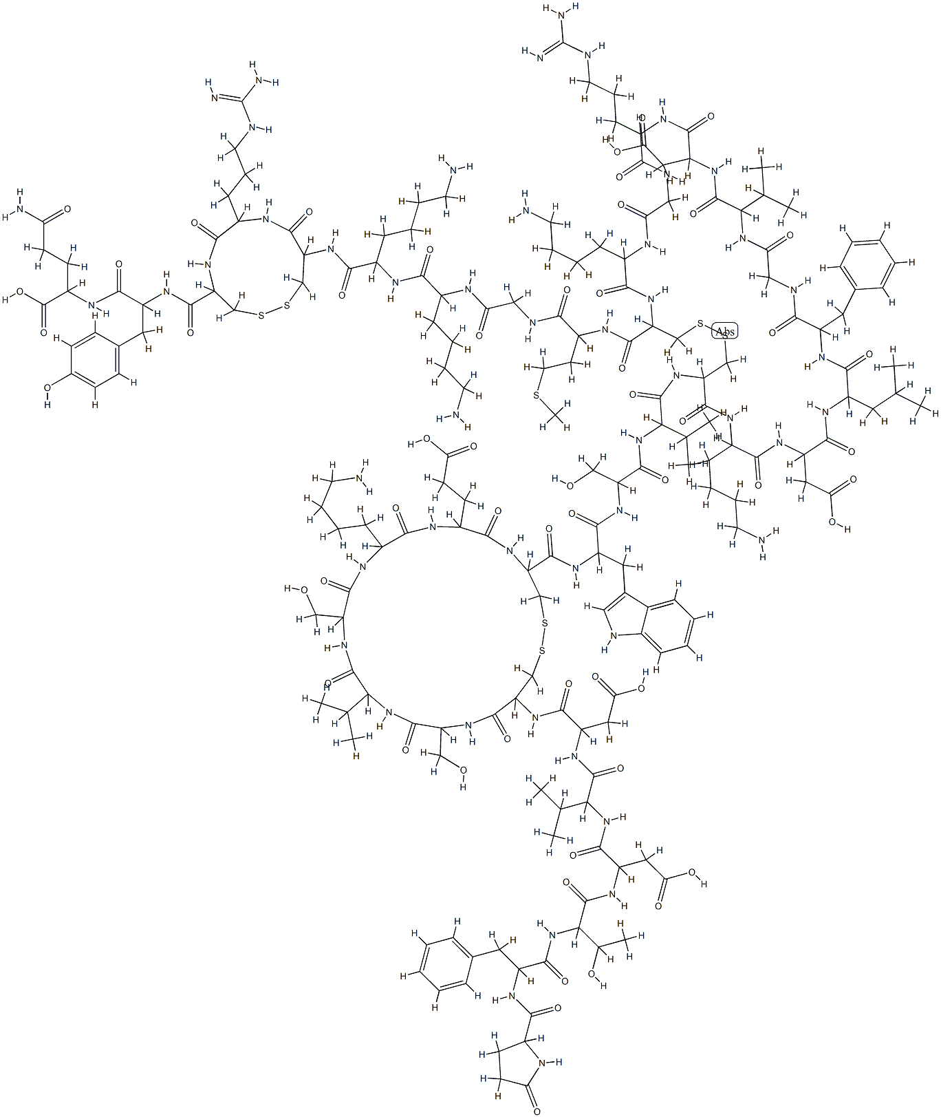 IBERIOTOXIN毒素肽,129203-60-7,结构式