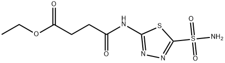 ethylsuccinylazolamide 结构式