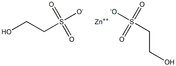 Ethanesulfonic acid, 2-hydroxy-, zinc salt (2:1),129756-32-7,结构式