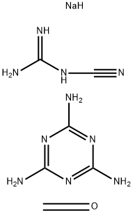 Guanidine, cyano-, polymer with formaldehyde and 1,3,5-triazine-2,4,6-triamine, sulfonated, sodium salts 结构式