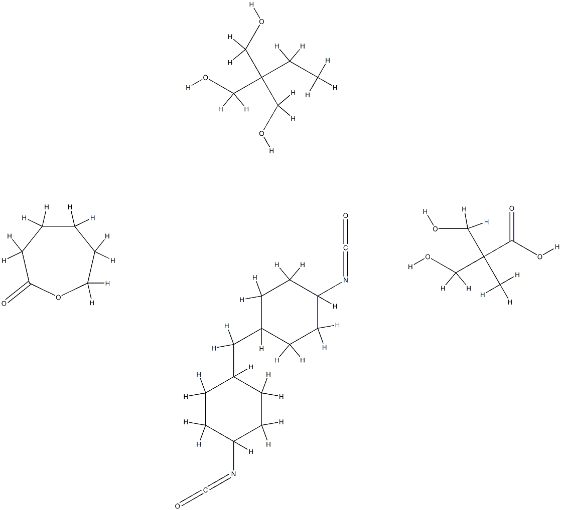 Propanoic acid, 3-hydroxy-2-(hydroxymethyl)-2-methyl-, polymer with 2-ethyl-2-(hydroxymethyl)-1,3-propanediol, 1,1'-methylenebis[4-isocyanatocyclohexane] and 2-oxepanone|