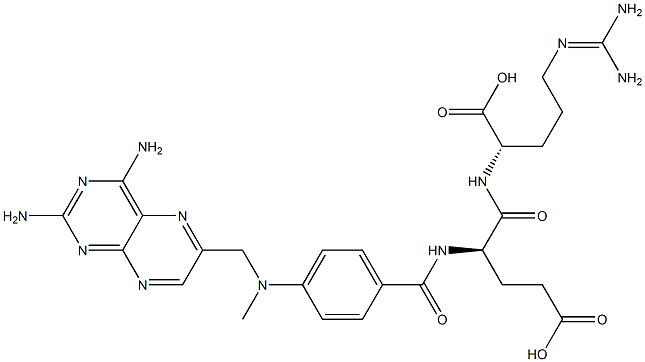 methotrexate-alpha-arginine,129921-89-7,结构式