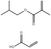2-Propenoic acid, 2-methyl-, 2-methylpropyl ester, polymer with 2-propenoic acid, sodium salt 结构式