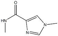 N,1-二甲基-1H-咪唑-4-甲酰胺, 129993-50-6, 结构式