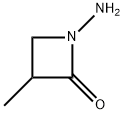 2-Azetidinone,1-amino-3-methyl-(9CI),130065-25-7,结构式