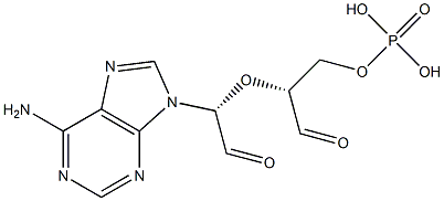 adenosine 5'-monophosphate 2',3'-dialdehyde 结构式