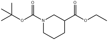 N-Boc-3-哌啶甲酸乙酯,130250-54-3,结构式