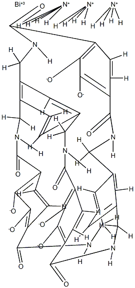tricatechol hexalactam-bismuth(III) complex,130343-57-6,结构式