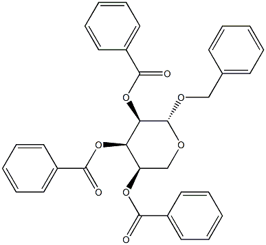 Benzyl β-D-ribopyranoside tribenzoate|