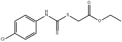 Ethyl=[[[(4-chlorophenyl)amino]thioxomethyl]thio]acetate,13037-08-6,结构式